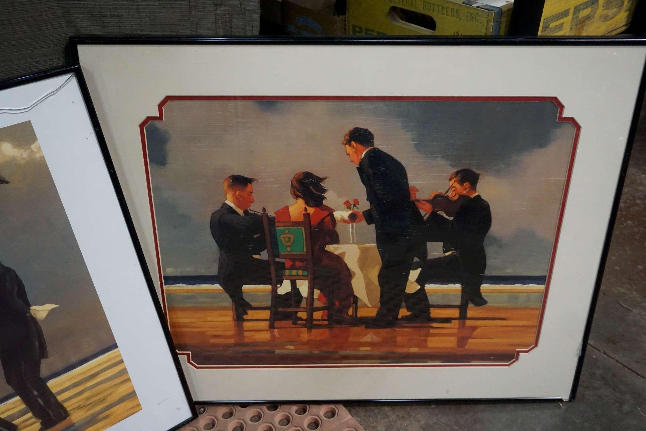 2 - Framed Couples By The Ocean Pictures - Jack Vettriano