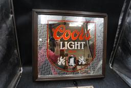 Mirrored Coors Beer Light (Works)
