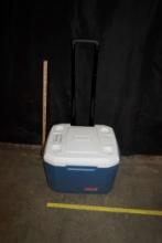 Coleman Cooler W/ Handle & Wheels