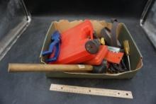 Rubber Mallet, Bit Set, Sandpaper, Screwdriver, Sockets, Hammer & Other Tools