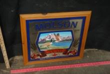 Framed Molson Canada Picture