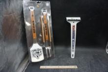 N.F.L. Bears 3-Piece B.B.Q. Set & Ice Scraper