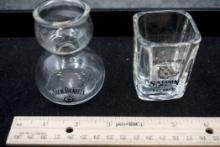 2 Shot Glasses - Jack Daniels & Hog'S Breath Saloon Key West