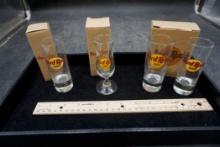 4 - Hard Rock Shot Glasses (Myrtle Beach, Bahamas, Nashville & London)