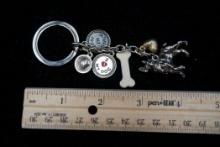 I Love My Dog Keychain