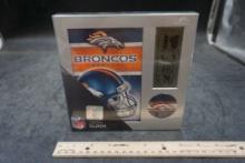 Broncos Denver Desk Clock