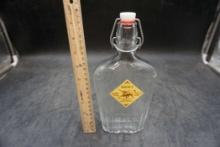 Keck'S Longhorn Root Beer Glass Bottle