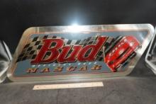 Bud Nascar Metal Sign