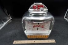 Coca-Cola Table Top Music Player Decoration Cookie Jar (Inside Has Chip)