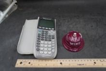 Texas Instruments Ti-84 Plus Silver Edition Calculator & Ring For Wine Bell