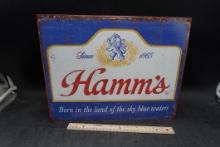 Metal Hamm'S Beer Sign