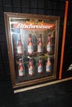 Mirrored Budweiser Sign