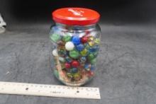 Jar W/ Marbles