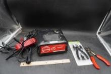 Schumacher 10 Amp Battery Charger, Pittsburgh Snap Ring Pliers, Klein Tool