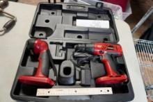 Craftsman Hard Case W/ Drill, Flashlight & Battery Charger