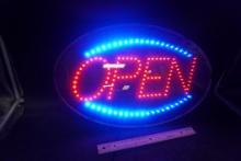 Lighted "Open" Sign
