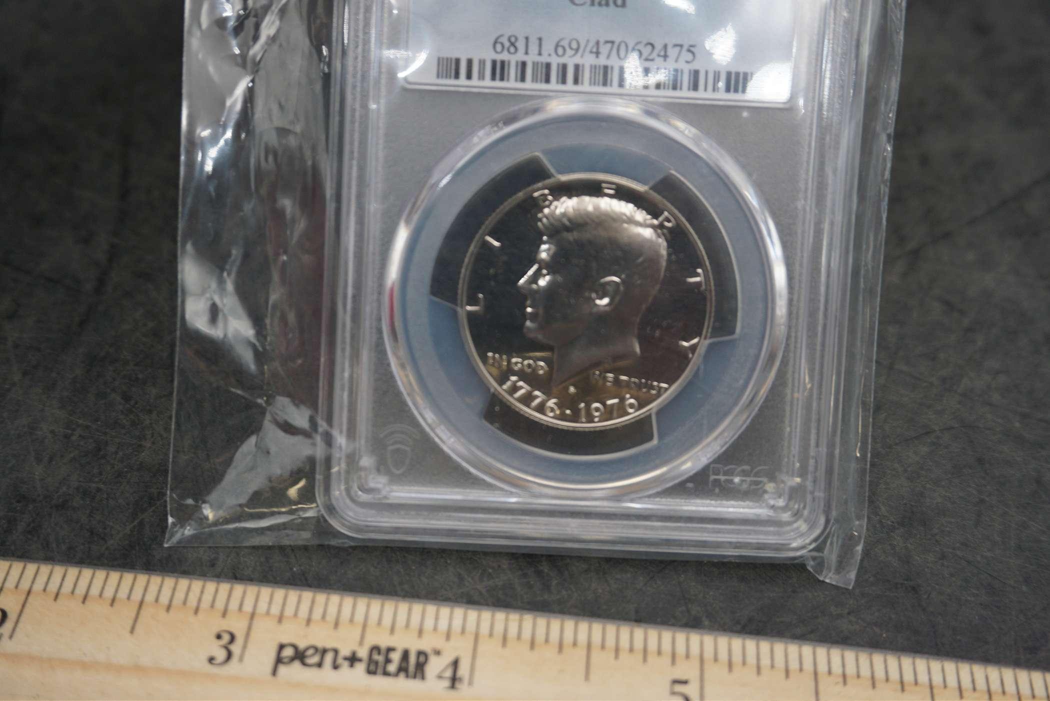 1976-S Kennedy Half Graded