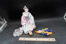 2 - Clown Figurines