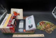 Vhs Tapes, Metal Car Pictures & Folding Card