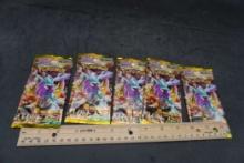 5 - Unopened Pokemon Wild Force Card Packs