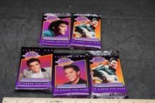 5 - Unopened Elvis Card Packs