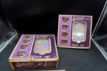 2 - Iridescent Snack Set &