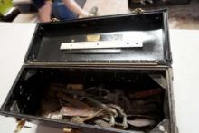 Black Metal Toolbox (Bell System Fiber Box)