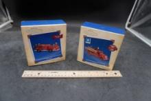 2 Hallmark Keepsake Ornaments - American Lafrance 700 Series Pumper & 1938 Chevrolet Fire Engine