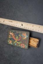 Floral Matchbook Case (Made In Norway)