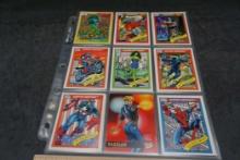Sheets Of Comic Book Character Cards