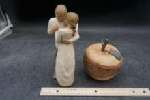 Carved Apple & Willow Tree "Promise" Figurine"
