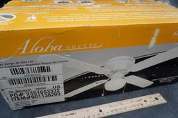 Aloha Breeze 42" White Ceiling Fan