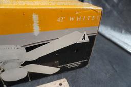 Aloha Breeze 42" White Ceiling Fan