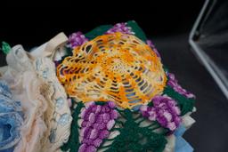 Linens, Fabric, Folded Shoes,