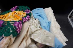 Linens, Fabric, Folded Shoes,