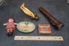 Flashlight, Bells, Raggedy Ann Doll, Ashtray, Sentinel First Aid Kit