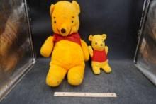 2 - Pooh Bear Stuffed Animals