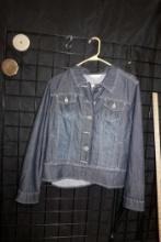Christopher & Banks Jean Jacket (Size Large)