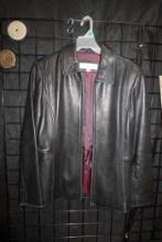 Liz Claiborne Leather Jacket (Size Large)