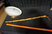 Dog Handle Cane & Hanging Light