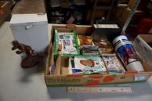 Sports Cards, Cups & Frank White Baseball Figurine