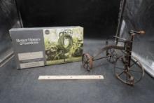 Better Homes & Gardens Garden Hose Post & Decorative Metal Trike