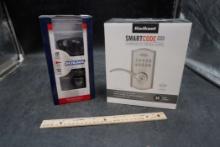 Schlage Keyed Entry Handles & Kwikset Smartcode Door Lock Keypad System