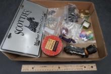 Scottie Dog License Plate Cover, Figurines, Keychain & Tin Container