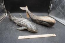 Decorative Sperm Whale & Shark
