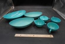 Spaulding Ware Dishes, Cream, Sugar & Cups