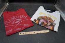 2 - Harry Potter T-Shirts (Size Xl - Both Are Stained)
