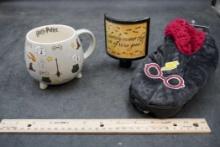 Harry Potter Items - Mug, Nightlight & Slippers