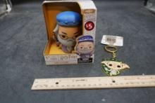 Harry Potter Albus Dumbledore Figurine & Dobby Keychain