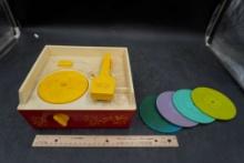 Fisher-Price Musical Record Player W/ Records